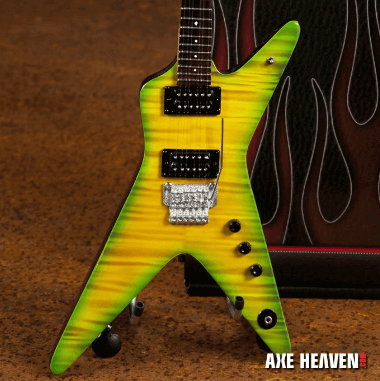 Dimebag Darrell Signature Slime Dime Miniature Guitar Replica - Www.Shopthatapp.ca