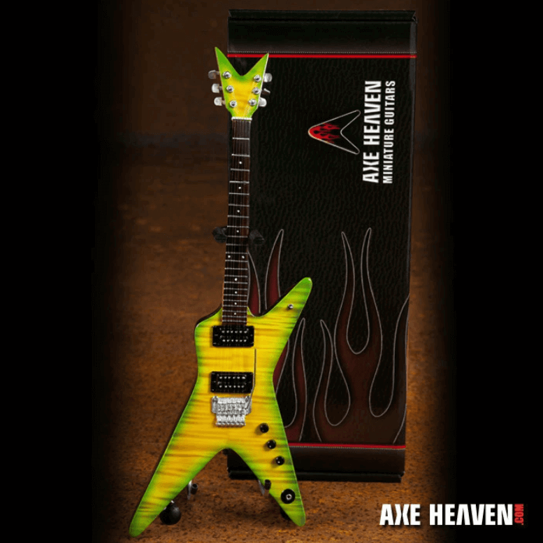 Dimebag Darrell Signature Slime Dime Miniature Guitar Replica - Www.Shopthatapp.ca