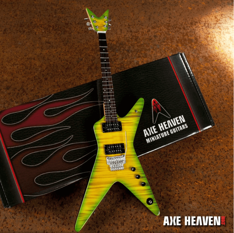 Dimebag Darrell Signature Slime Dime Miniature Guitar Replica - Www.Shopthatapp.ca