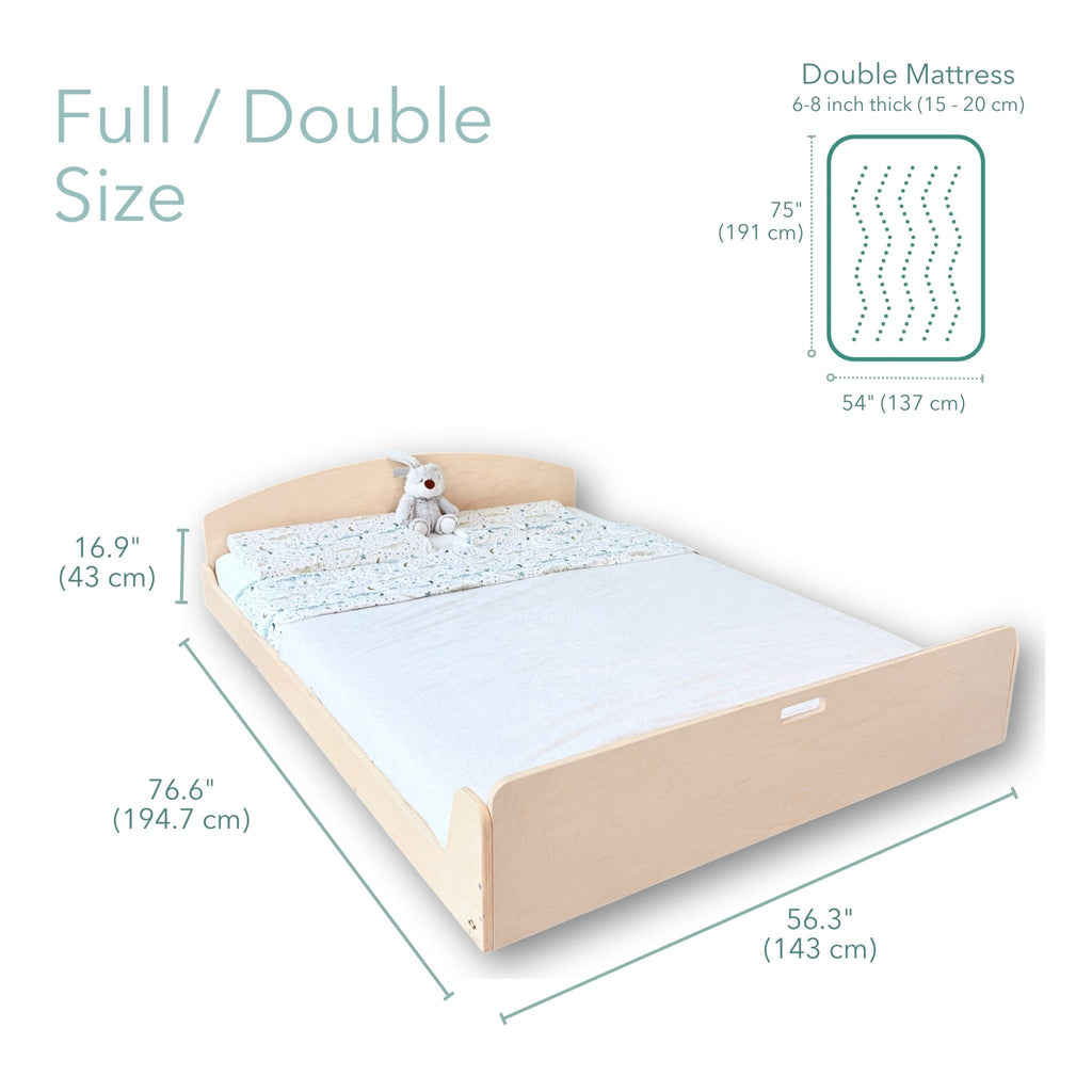 CHERRY FULL - Montessori Floor Bed - Shopthatapp.ca