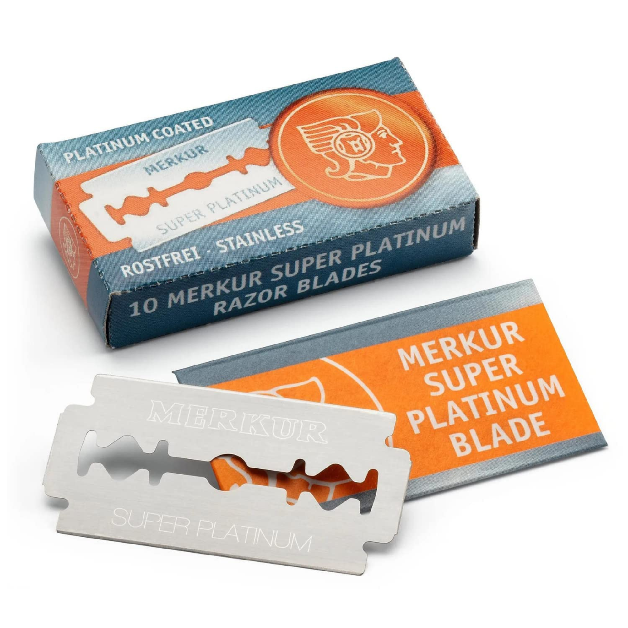 Merkur Double Edge Razor Blades - 100 Pack for a Superior Shaving Experience