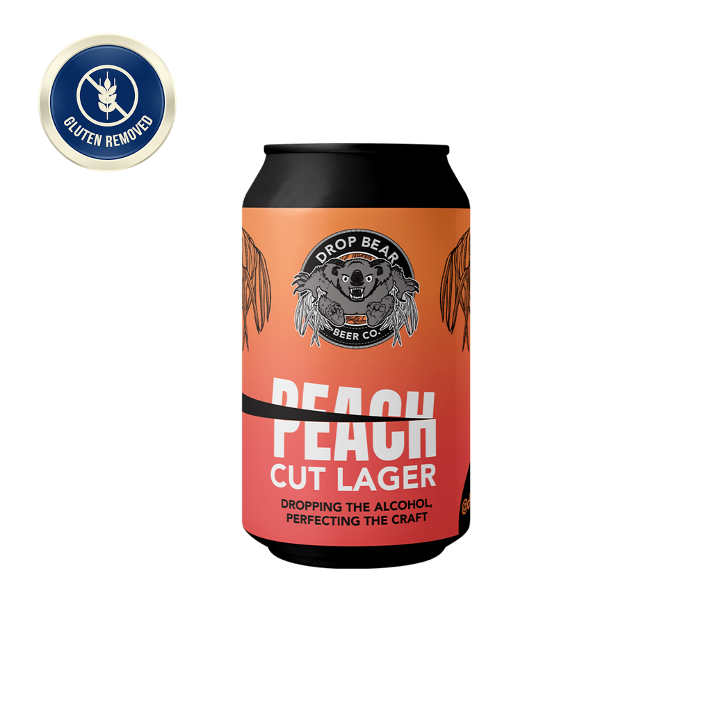 Drop Bear Peach Cut Lager - Refreshing Craft Beer Experience