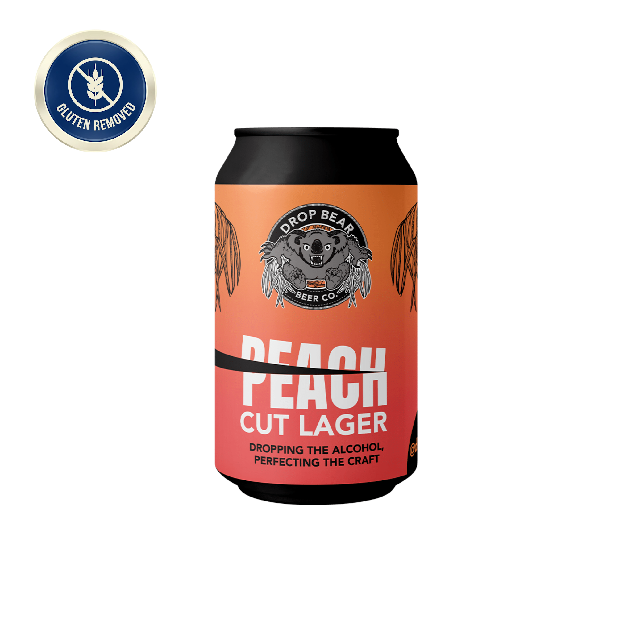 Drop Bear Peach Cut Lager - Refreshing Craft Beer Experience