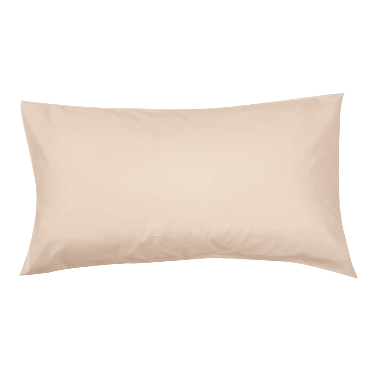 Organic percale pillowcase from Skylark+Owl Canada with a soft, dune-colored fabric for luxurious sleep.