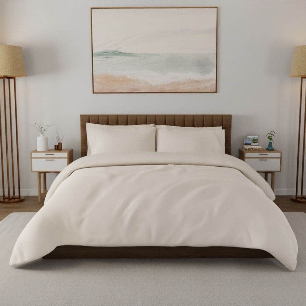 Essential Organic Percale Duvet Cover Set & Pillowcase Collection - Shopthatapp.ca