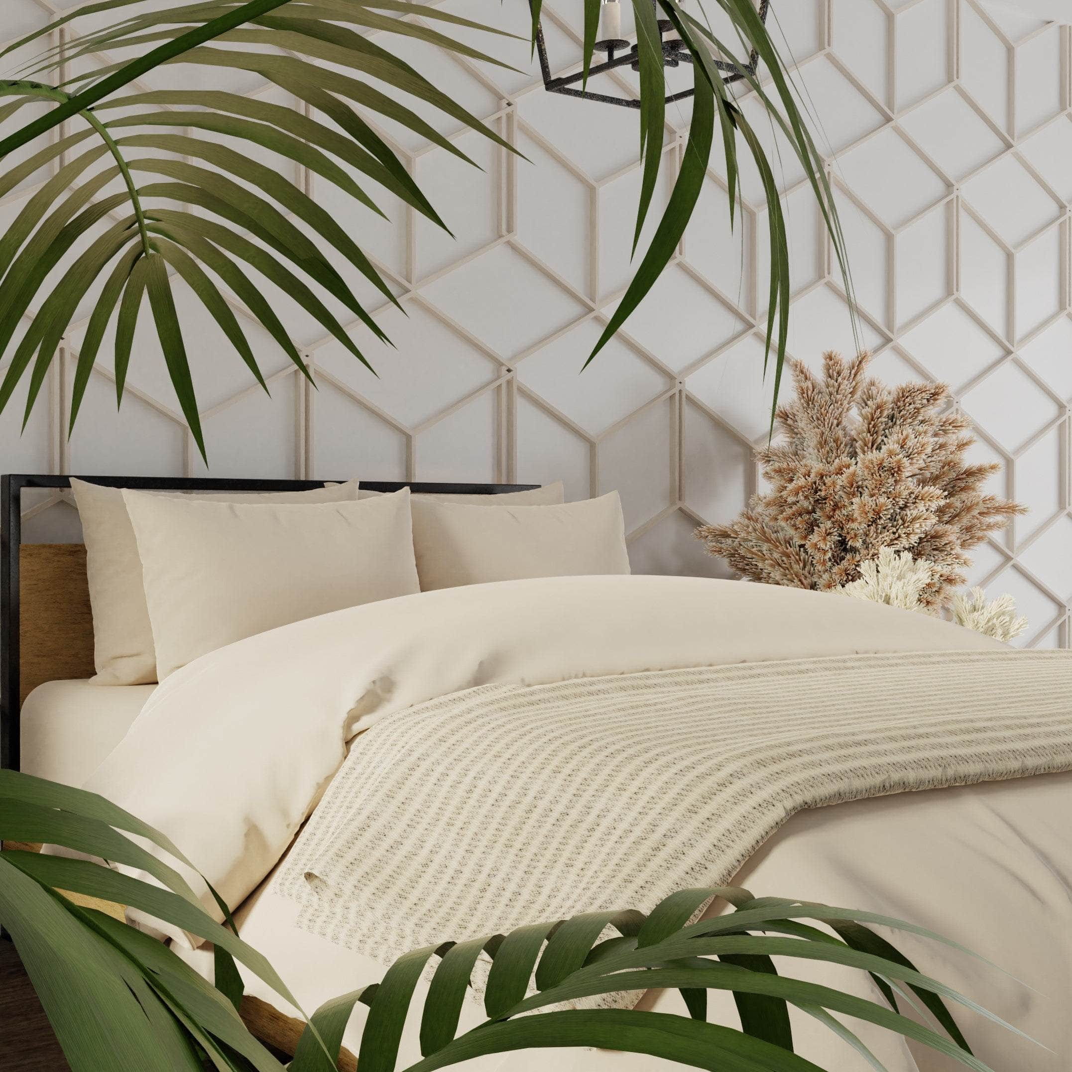 Essential Organic Percale Duvet Cover Set & Pillowcase Collection - Shopthatapp.ca