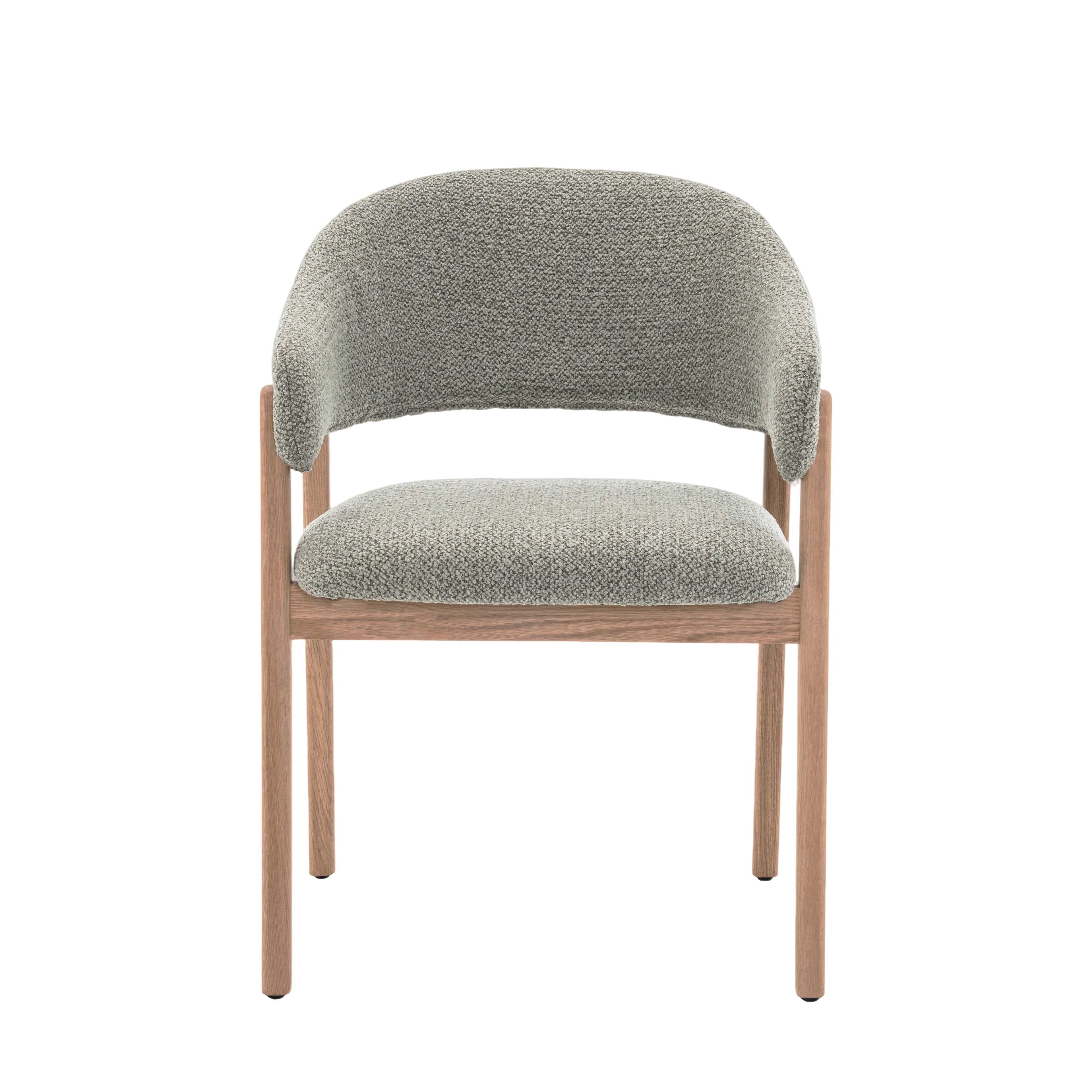 Fiol Dining Chair – Mint Green Upholstery & Natural Wood Frame - Www.Shopthatapp.ca