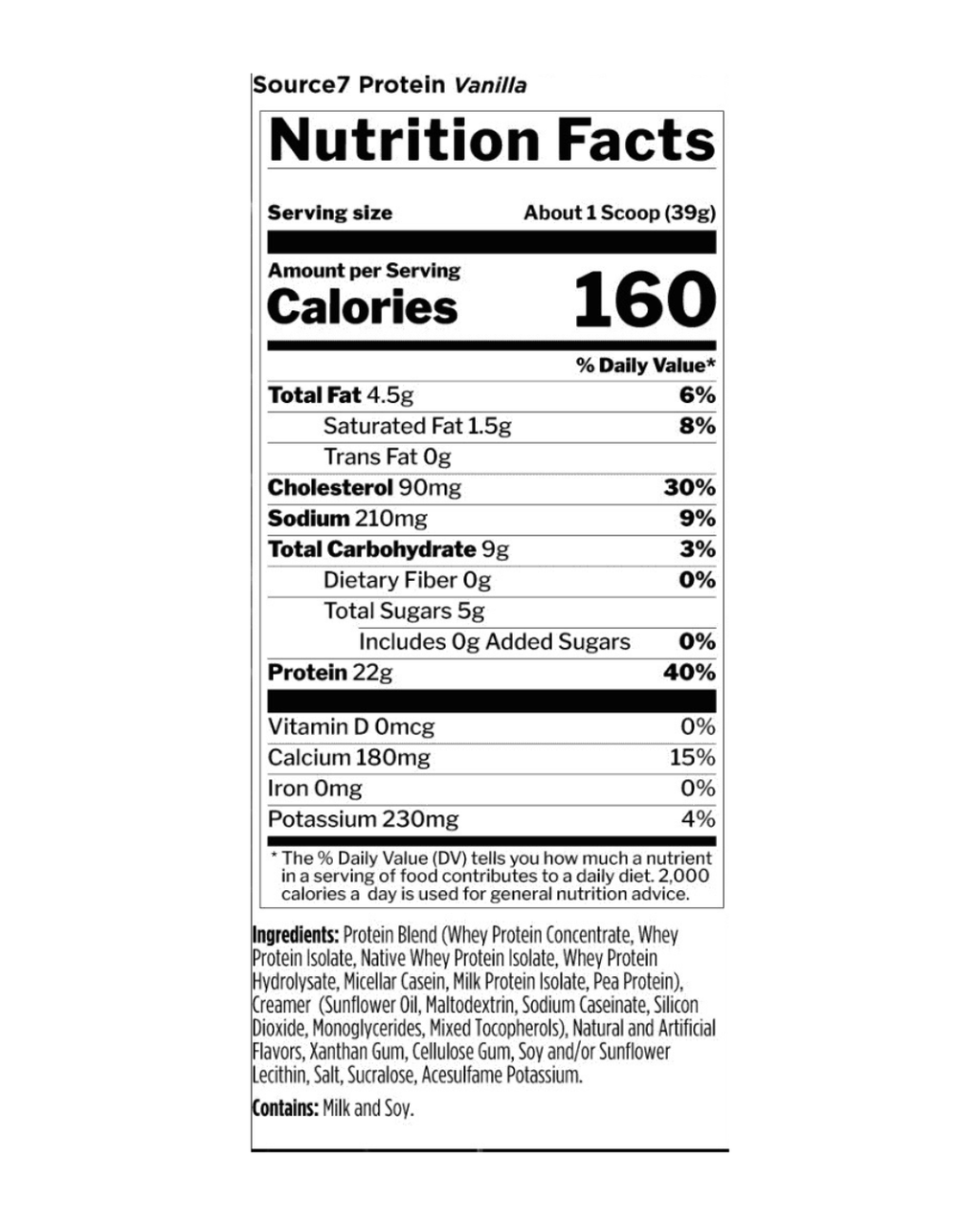Rule1 Source 7 Protein Powder - Www.Shopthatapp.ca