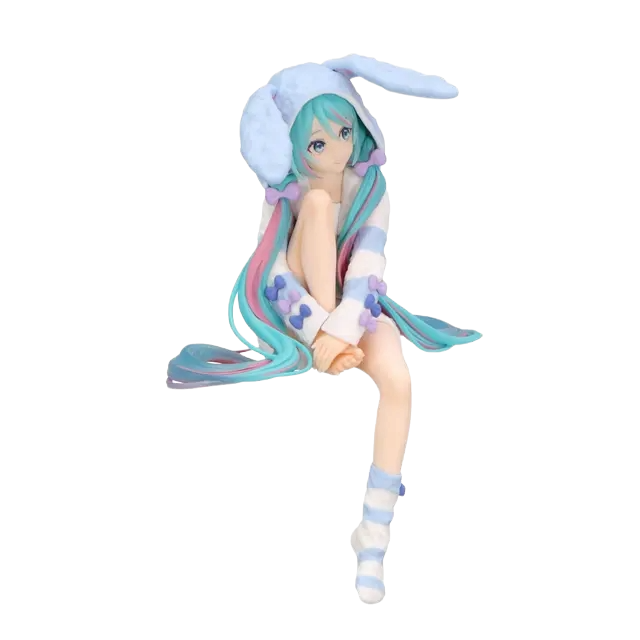 Hatsune Miku Noodle Stopper Figure -Rabbit Ear Hood Pajama Blue Color ver.- - Www.Shopthatapp.ca
