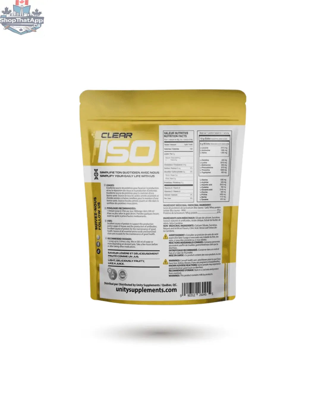 Clear isolate protein juice from BulkBully Supplements, designed for pure muscle growth and quick absorption.