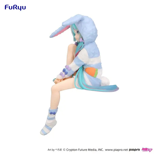 Hatsune Miku Noodle Stopper Figure -Rabbit Ear Hood Pajama Blue Color ver.- - Www.Shopthatapp.ca