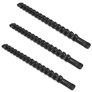Aluminum Socket Organizer Rails With Rubber End Caps for 10 mm Socket Set - Shopthatapp.ca