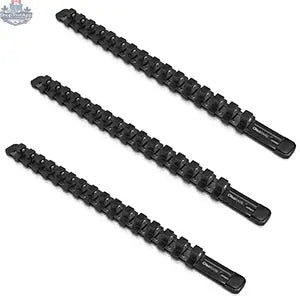 Aluminum Socket Organizer Rails With Rubber End Caps for 10 mm Socket Set - Shopthatapp.ca