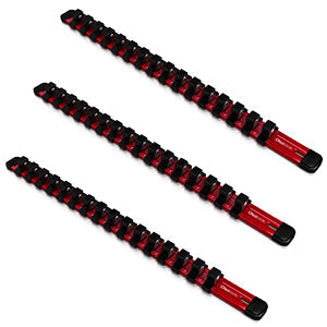 Aluminum Socket Organizer Rails With Rubber End Caps for 10 mm Socket Set - Shopthatapp.ca