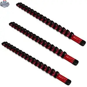 Aluminum Socket Organizer Rails With Rubber End Caps for 10 mm Socket Set - Shopthatapp.ca