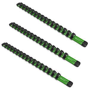 Aluminum Socket Organizer Rails With Rubber End Caps for 10 mm Socket Set - Shopthatapp.ca