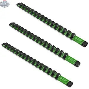 Aluminum Socket Organizer Rails With Rubber End Caps for 10 mm Socket Set - Shopthatapp.ca