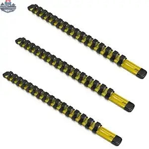 Aluminum Socket Organizer Rails With Rubber End Caps for 10 mm Socket Set - Shopthatapp.ca