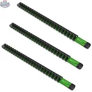 Aluminum Socket Organizer Rails With Rubber End Caps for 10 mm Socket Set - Shopthatapp.ca