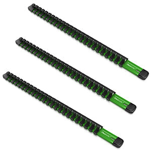 Aluminum Socket Organizer Rails With Rubber End Caps for 10 mm Socket Set - Shopthatapp.ca