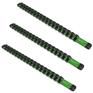 Aluminum Socket Organizer Rails With Rubber End Caps for 10 mm Socket Set - Shopthatapp.ca