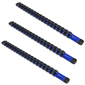 Aluminum Socket Organizer Rails With Rubber End Caps for 10 mm Socket Set - Shopthatapp.ca