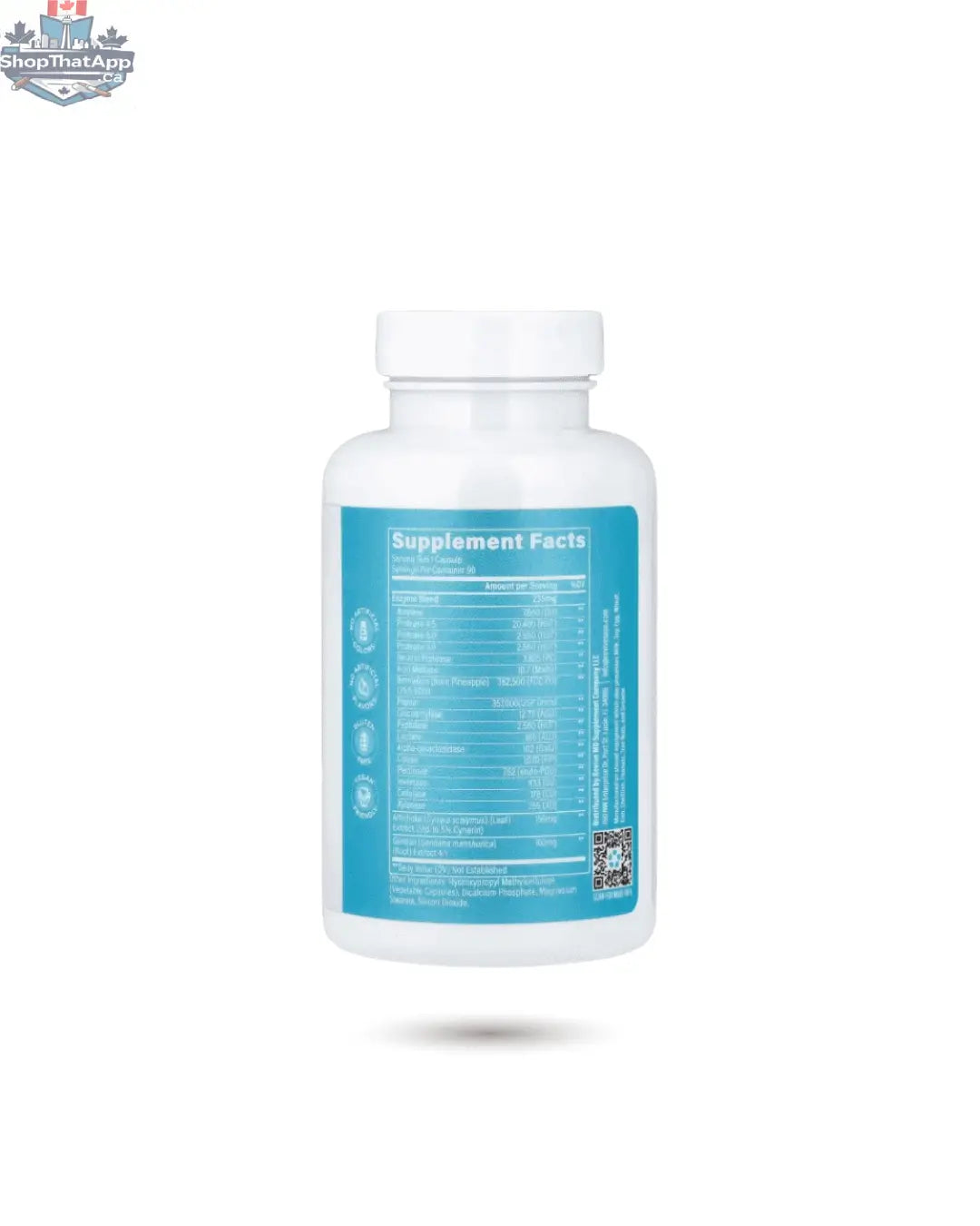 Revive Digest Aid supplement bottle from BulkBully Supplements, a premium vitamins product for digestive health and wellness.