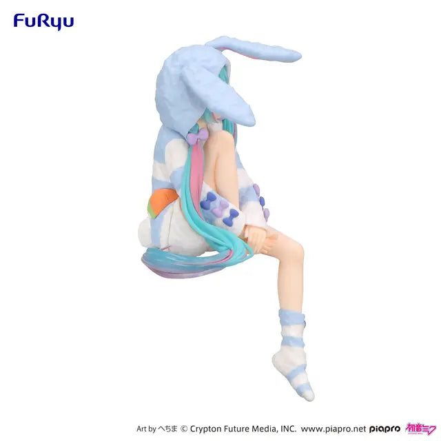 Hatsune Miku Noodle Stopper Figure -Rabbit Ear Hood Pajama Blue Color ver.- - Www.Shopthatapp.ca