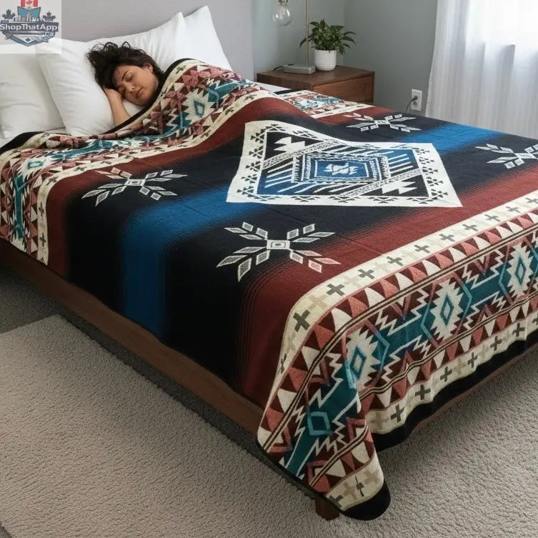 OLDTRIBES™ Spirit Trail Alpaca Blanket - Shopthatapp.ca