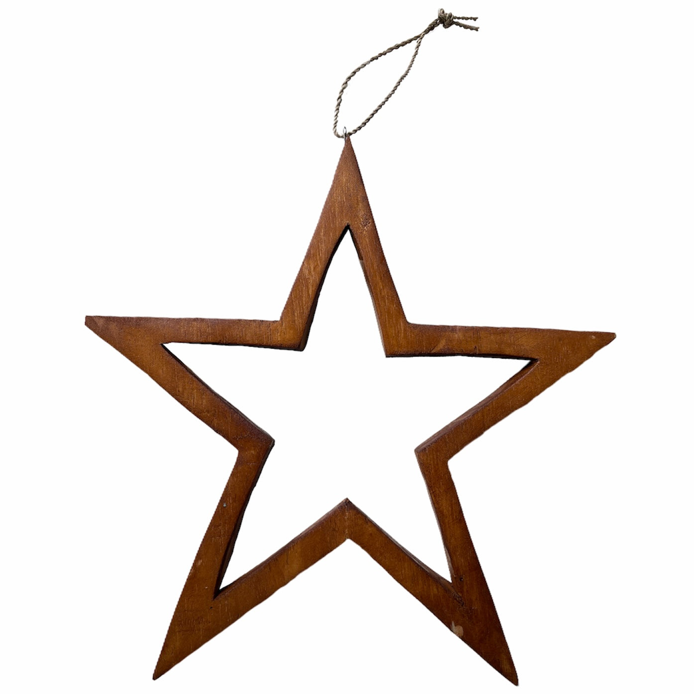 Large Wooden Star Decor - Large Hanging Open Wooden Star for Home Decor - Shopthatapp.ca