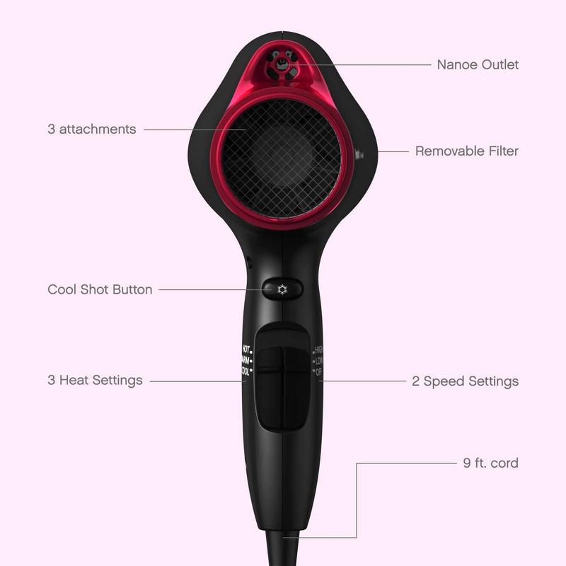 PANASONIC Nanoe Professional Hair Dryer -  Refurbished with Home Essentials warranty - EH-NA65K - Shopthatapp.ca
