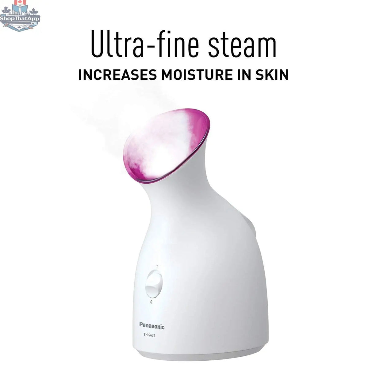 Refurbished Panasonic Ionic Facial Steamer EHSA31 by Home Essentials Outlet with facial steam mist and sleek design.