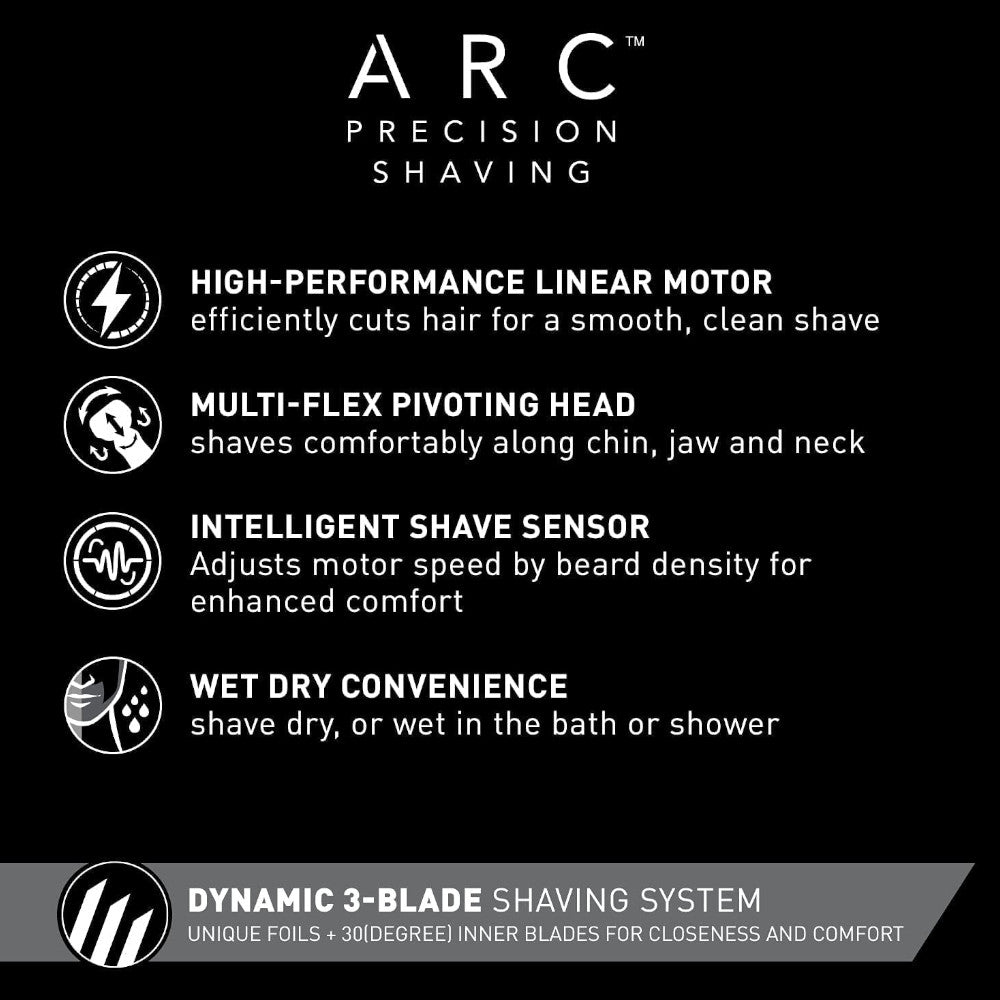 PANASONIC ARC3 Electric Razor for Men with Pop-Up Trimmer - Refurbished with Home Essentials warranty - ESLT67 - Shopthatapp.ca