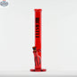 Castle Glassworks 18-inch straight tube beaker bong with 9mm thick electroplated glass for smooth hits.