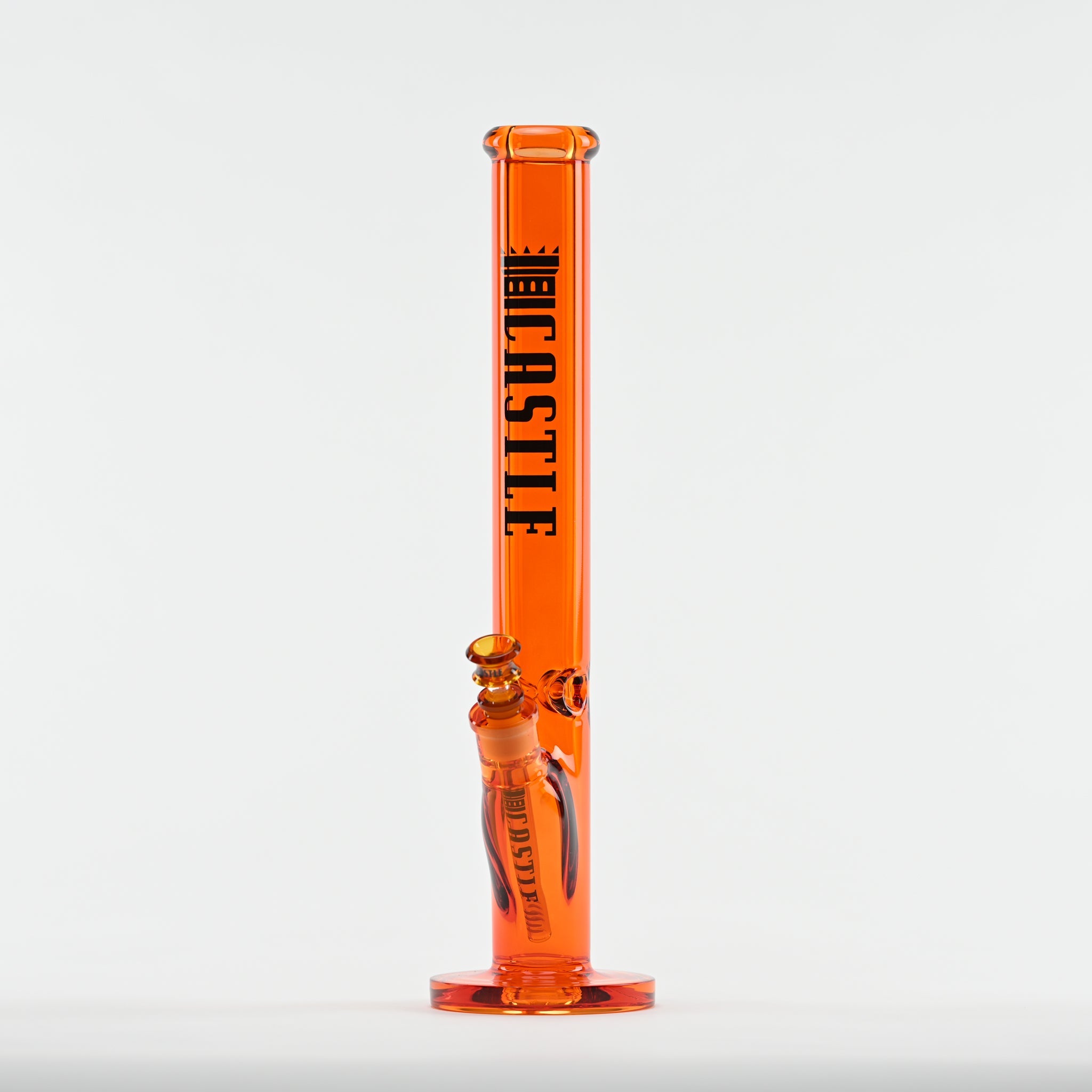 18" Straight Tube Bong – 9mm Thick Electroplated Glass - Shopthatapp.ca