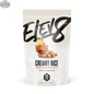 Cream of rice breakfast bowl by Elev8 featuring Maple Brown Sugar Delight flavor, topped with sweet syrup and brown sugar.