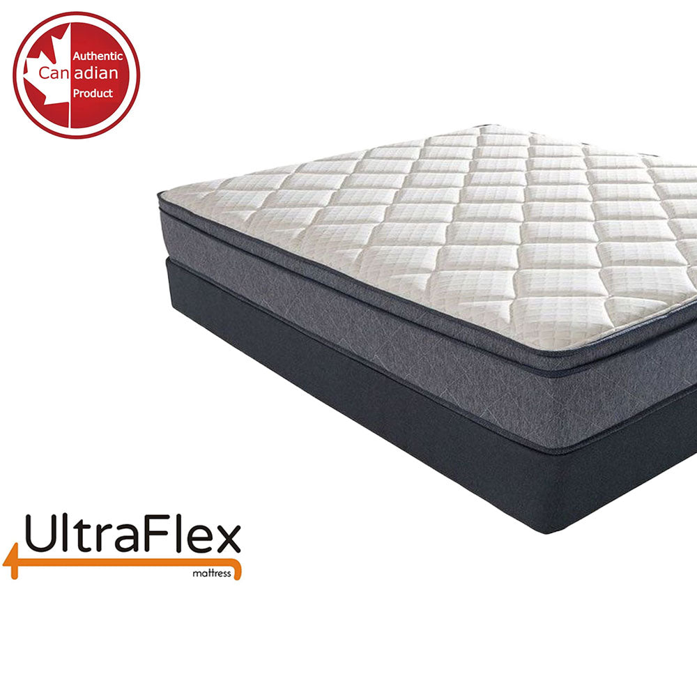 UltraFlex® DELIGHT- Advanced Orthopedic Support, High-Density Pressure Relief Foam, Multiple Posture Support, Motion Transfer Pockets, CoolGel (Made in Canada) - With Waterproof Mattress Protector - Shopthatapp.ca