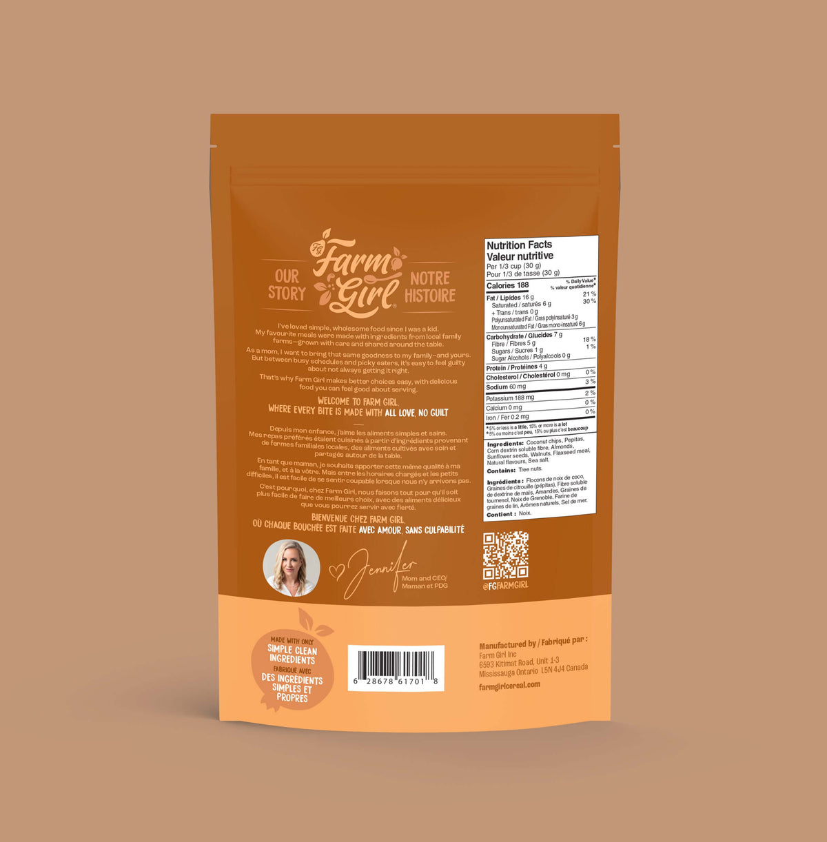 Farm Girl Salted Caramel Granola-Granola-www.Shopthatapp.ca-Farm Girl
