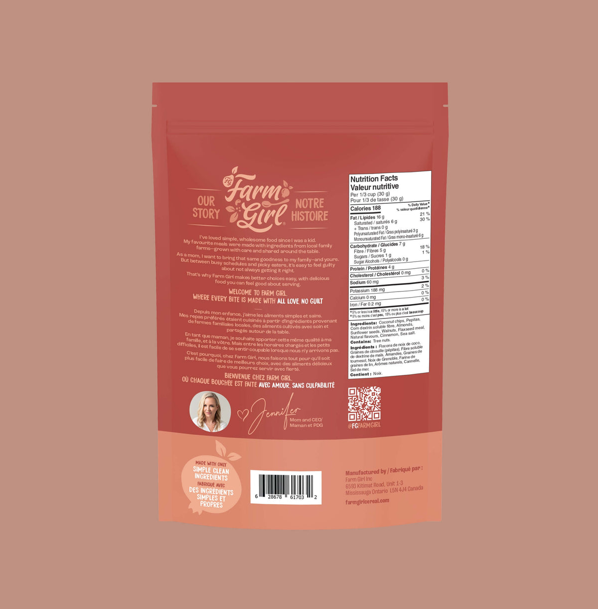 Farm Girl Cinnamon Maple Granola-Granola-www.Shopthatapp.ca-Farm Girl