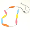 Single Strand Wooden Necklace - Oval Design - Shopthatapp.ca