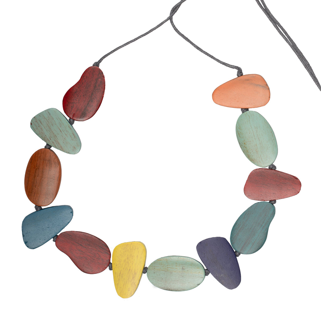 Wooden Pebble Necklace - Shopthatapp.ca