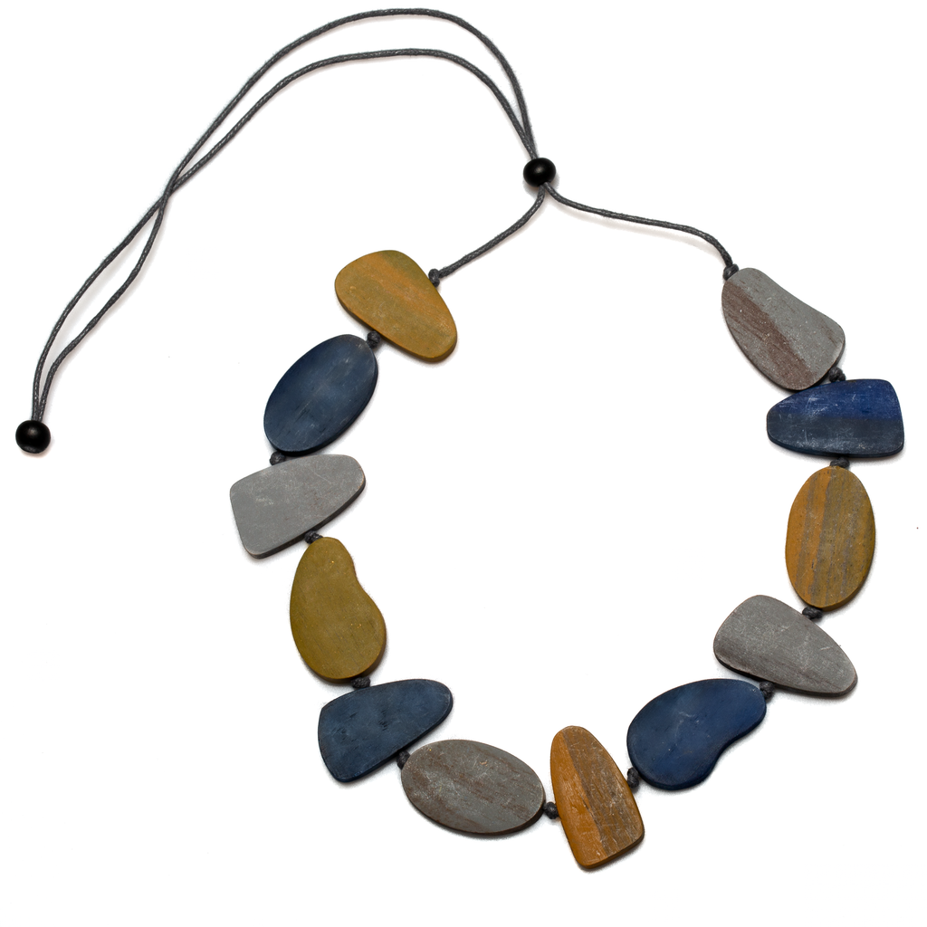 Wooden Pebble Necklace - Shopthatapp.ca