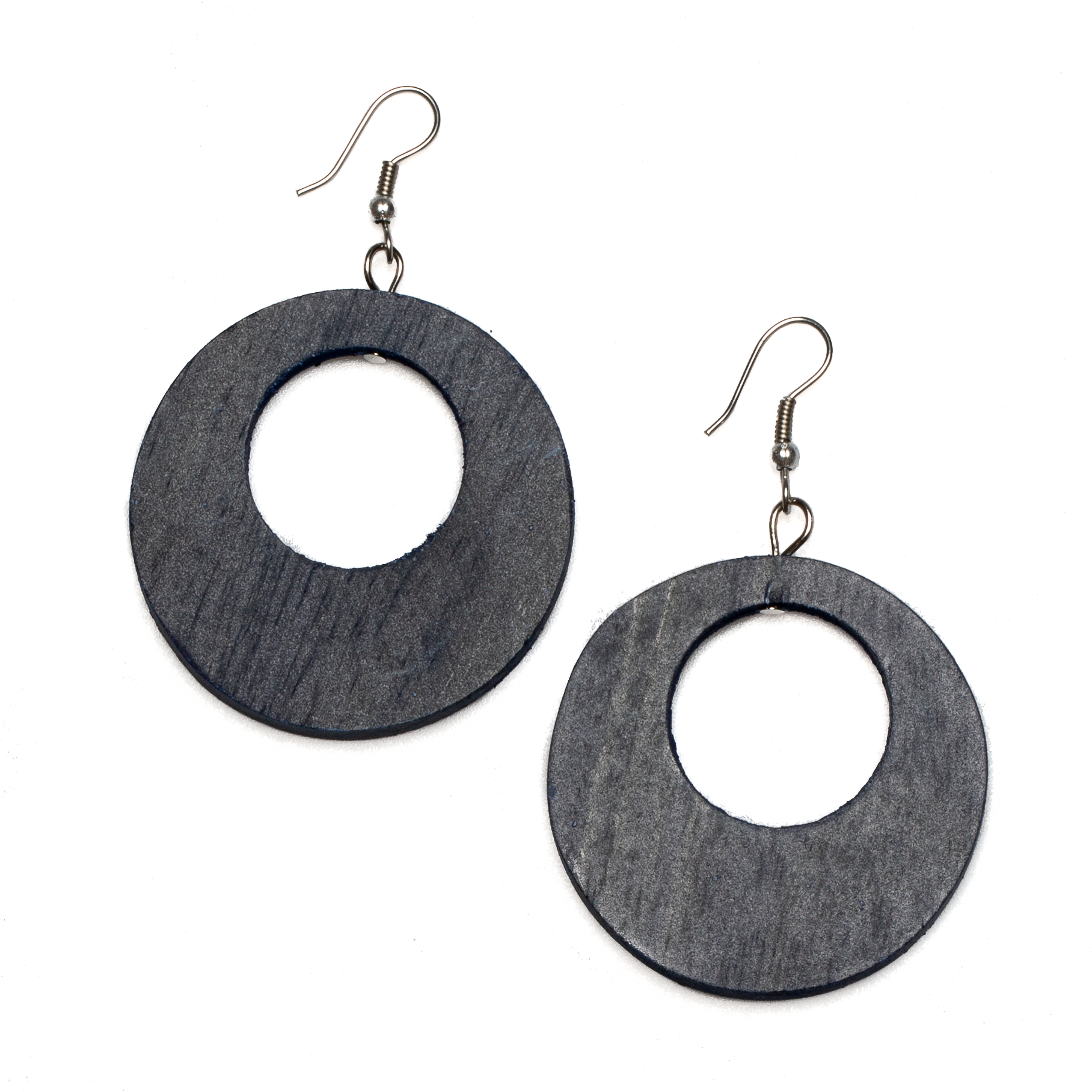 Round Wooden Hoop Earrings for Stylish and Eco-Friendly Fashion - Shopthatapp.ca