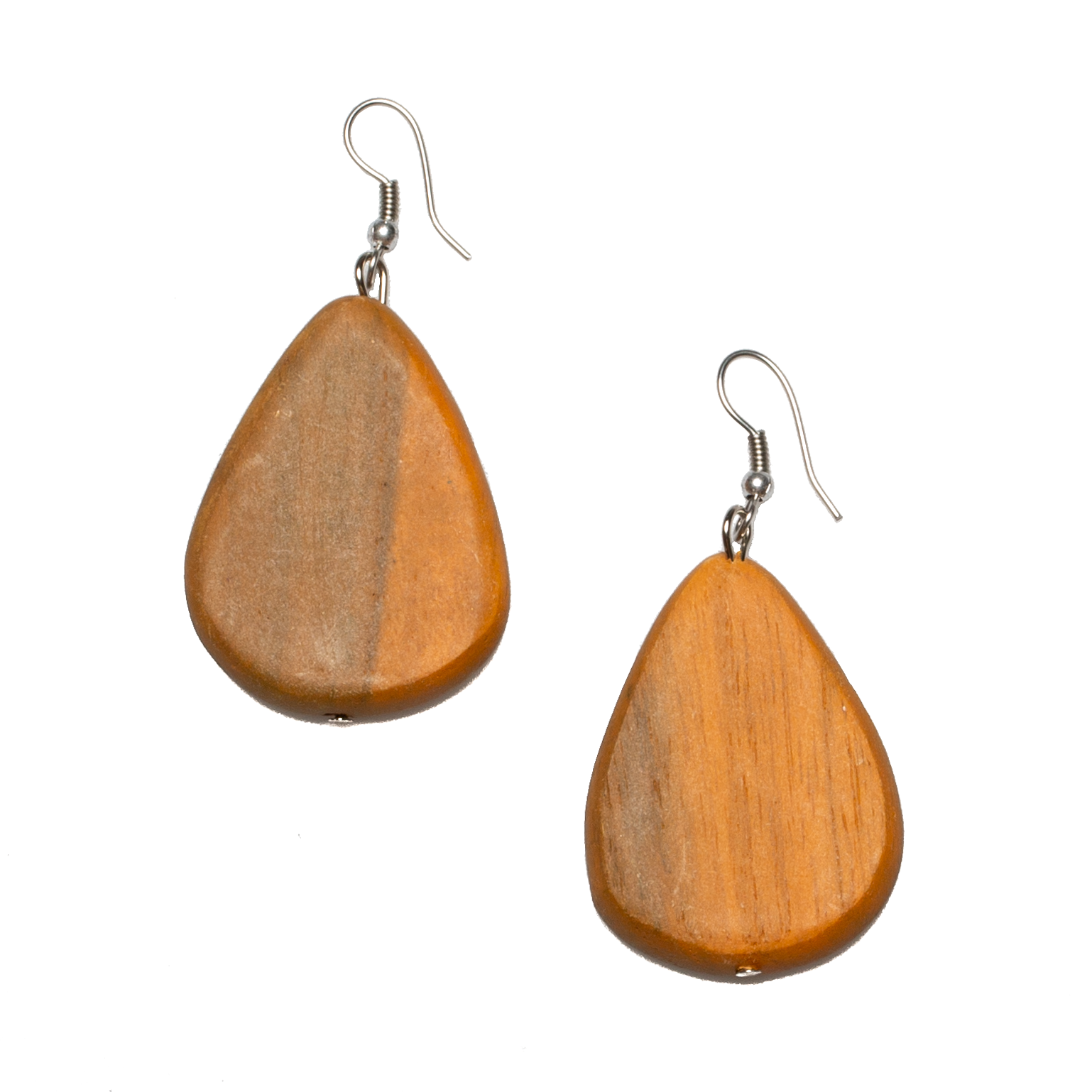 Wooden Pebble Earrings – Unique Handmade Jewelry for Nature Lovers - Shopthatapp.ca