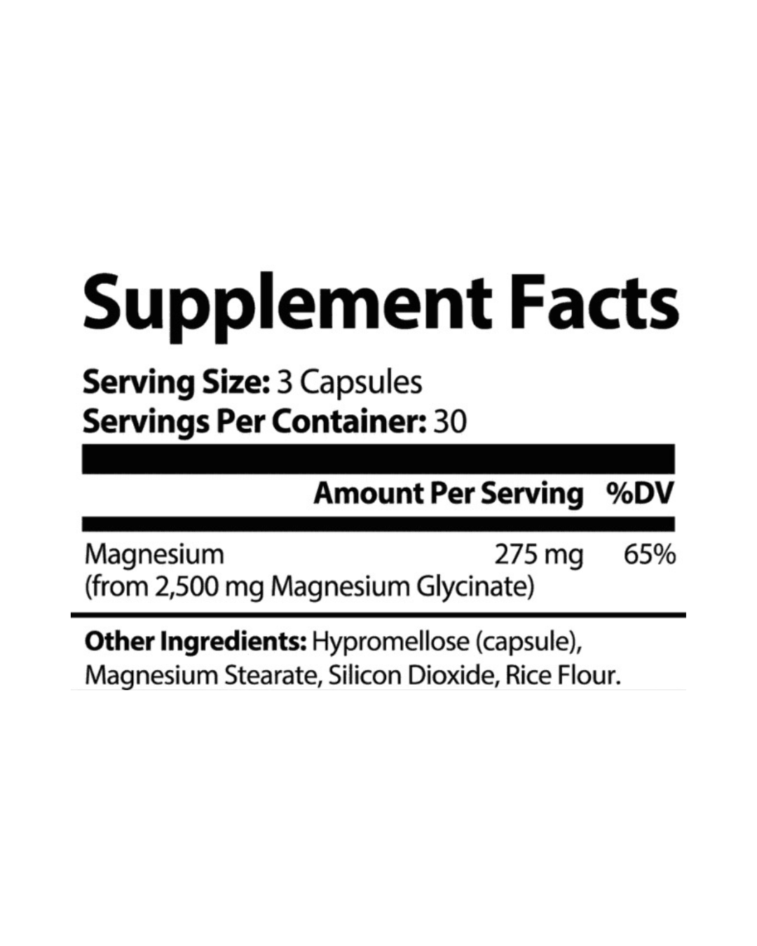 Project M Magnesium Glycinate - Www.Shopthatapp.ca