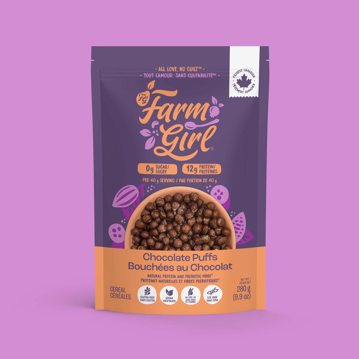Farm Girl Chocolate Puffs Cereal-Cereal-www.Shopthatapp.ca-Farm Girl