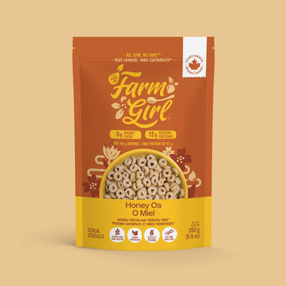Farm Girl Honey Os – Honey-Flavoured Cereal-Cereal-www.Shopthatapp.ca-Farm Girl