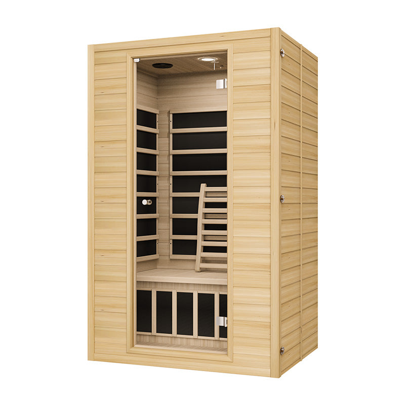 Blisspod | Vienna | Far Infrared Sauna Canadian Hemlock Very Low EMF Sauna, 4 Heaters – 2 Persons - Www.Shopthatapp.ca