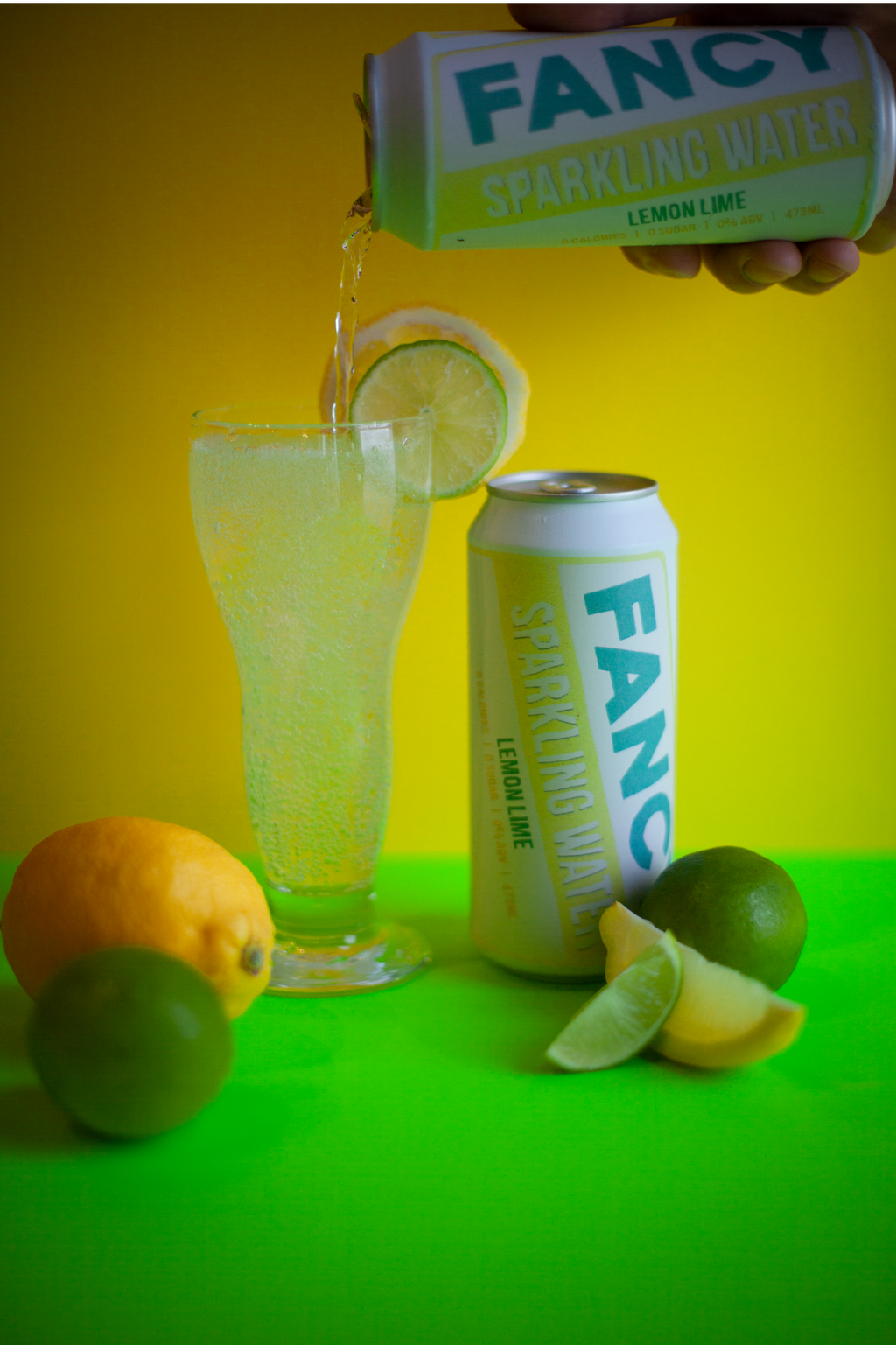 Fancy Sparkling Water – Lemon Lime | Zero Sugar Citrus Sparkling Water - Shopthatapp.ca