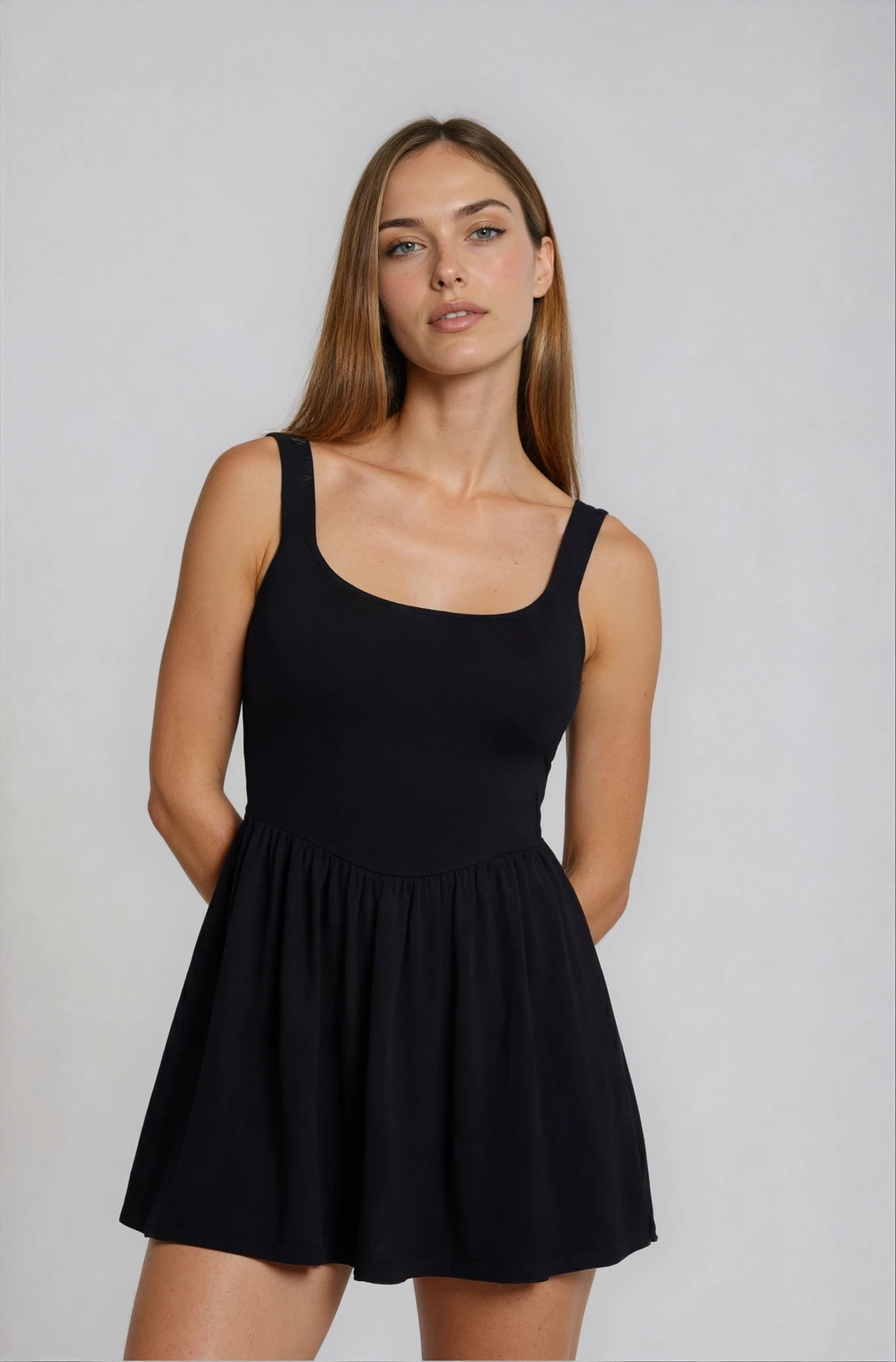 Fay Classic Fitted Black Cocktail Dress - Timeless Elegance for Any Occasion - Shopthatapp.ca